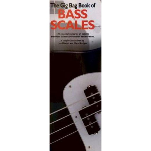 Pre-Owned The Gig Bag Book of Bass Scales: 180 Essential Scales Presented in Standard Notation and Tablature (Paperback) 082561595X 9780825615955