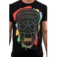 thumbnail image 4 of Men's Rhinestone Graphic T-Shirt, Skull Printed Bling Stone Studded, Slim Fit Casual Tee for Men, 4 of 8