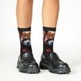 thumbnail image 4 of Honeii Red Panda Autumn Branches Print Children's Colorful Socks,Unisex Kids and Toddlers' Cushioned Sock,Kids Athletic Crew Socks,for Everyday Wear and Sports, 4 of 5