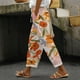 thumbnail image 1 of WILLBEST Pantalones Casuales para Mujer, Ligeros, Sueltos y Cómodos, para Primavera y Verano, Diseño de Bolsillo de Cintura Alta, Ideales para Playa y Uso Diario. Chica, 1 of 4