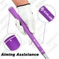 thumbnail image 2 of SAPLIZE Golf Grips 13 Pack Standard Size Including FREE 15 Tapes, Rubber Golf Club Grips, Purple, 2 of 5
