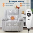 thumbnail image 3 of Lift Chair with Heat and Massage – Power Lift Recliner for Elderly & People with Mobility Issues, Electric Reclining Chair with Plush Padding, Back Support, Remote Control, 3 of 7