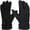 Black, variant on YYAo Warm Deerskin Winter Gloves Touch Screen Fingers Gloves Cold Weather Knit Cuff,M