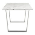 thumbnail image 2 of Home Roots 296147 Atlas Dining Table Stone & Brushed Stainless Steel, 2 of 3