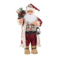 thumbnail image 3 of Figura de Papá Noel, muñeco de Papá Noel, muñeco nórdico de pie para Navidad, adorno navideño para la entrada, dormitorio, decoración de fiesta de año 60 centímetros, 3 of 8