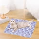 thumbnail image 5 of Almohadilla calefactora para mascotas, Almohadilla de felpa para gatos y perros, Coral Velvet, Café, 5 of 6