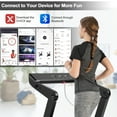 thumbnail image 4 of Superfit Tapis Roulant Électrique Pliable 4.0HP avec Bluetooth Noir, 4 of 10