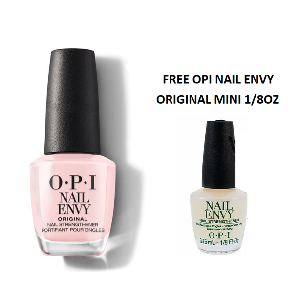 OPI Nail Envy Nail Strengthener BUBBLE BATH 0.5 oz + FREE Envy Original