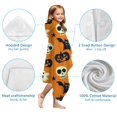 thumbnail image 7 of Spooky Icons Halloween Pattern Hooded Bath Towel，60"x35" for Ages 3 To 12 Kids, Quick Dry Lightweight Soft Microfiber Hood Beach Towel Cover Up for Kids, 7 of 7