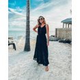 thumbnail image 4 of Vestido PRETTYGARDEN Maxi Negro Sin Mangas con Tirantes Espagueti XXL, 4 of 4