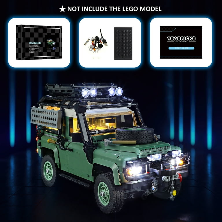  BRIKSMAX Led Lighting Kit for Land Rover Defender