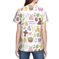 thumbnail image 7 of Wukai Happy Easter1 Youth Unisex Short Sleeve T-Shirt for Boys, Girls, Teens, and Kids-X-Large, 7 of 7