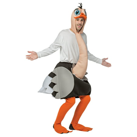 Ostrich Men's Adult Halloween Costume, One Size,
