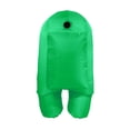thumbnail image 5 of Among Us Inflatable Halloween Fantasy Costumes Impostor, Child One Size Green, 5 of 12