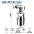 thumbnail image 3 of Automatic Water Level Control Valve 1/2 Inch Stainless Steel Float Ball Valve For Tank Swimming Poo, 3 of 5