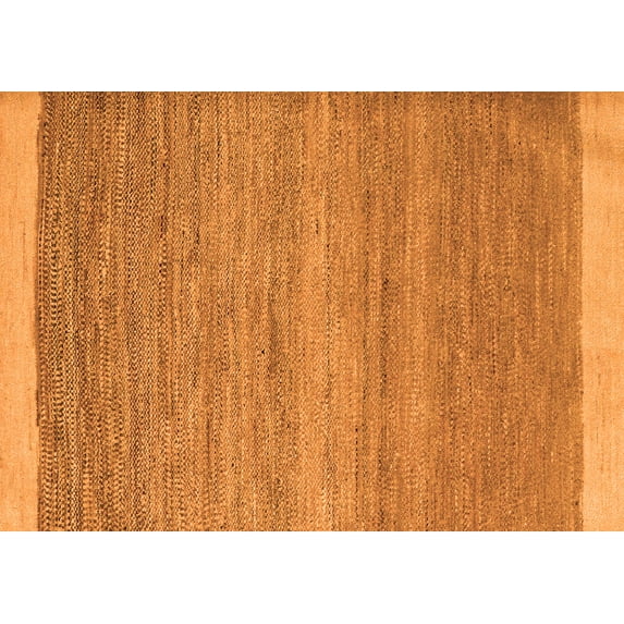 Ahgly Company Indoor Rectangle Abstract Orange Modern Area Rugs, 8' x 10'