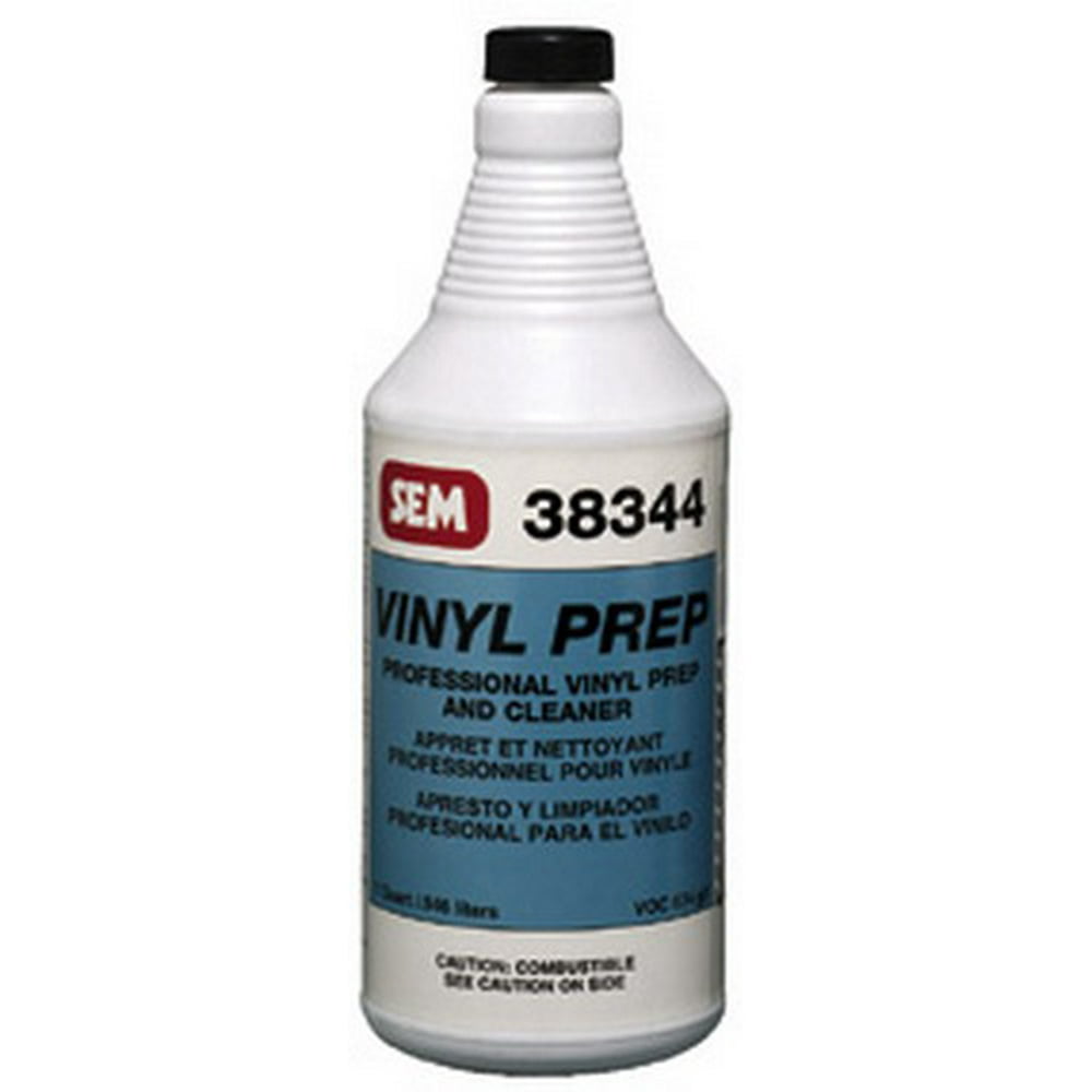 SEM Paints 38344 Vinyl Prep, 1Quart Bottle