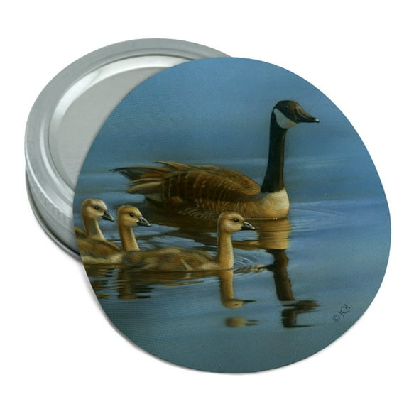 Canada Canadian Geese Family Round Rubber Non-Slip Jar Gripper Lid Opener