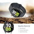 thumbnail image 4 of KOMI [2Pack] KOMI Compatible with Samsung Galaxy Watch 5/Galaxy Watch 4 40mm Screen Protector Case, Full Protection Cover Soft TPU Bumper Frame Accessories, 4 of 5