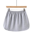 thumbnail image 4 of Women's Tennis Skirts Summer Skirt Women\u20 9s Underskirt Lower Skirt Sweep Shirt Extension Skirt With Buttons Shirt For Women Gray S, 4 of 9