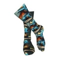 thumbnail image 4 of Rateoe Adorable Blue Baby Dragon print Women's Men's Novelty 20in Crew Socks Cotton Socks Knee High Socks for Walking,Running,Nurses,Pregnancy-One Size, 4 of 8