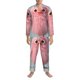 thumbnail image 3 of Balery Adorable Pink Fluffy Birds Pijama para Hombre de Dos Piezas con Manga Larga, Conjunto de Dormir y Descanso Suave con Bolsillos-Medium, 3 of 7