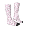 thumbnail image 3 of Balery Rose Flowers Printed Novelty Socks Men's Women's Crew Socks Sports Socks Knee High Socks Cotton Socks Quirky and Cool Socks, 3 of 9