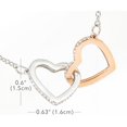 thumbnail image 5 of JEMINES Gifts for Women, Friends BFF Bestie Jewelry with Meaningful Message Gifts Idea, Friendship Necklace (Friend Love, Interlocking Hearts Necklace), 5 of 6