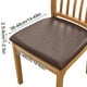 thumbnail image 4 of Funda de silla impermeable de cuero PU elástico | Funda suave y duradera para silla de comedor | Resistente a arañazos y a mascotas | Ajuste universal | Resistente al polvo | 36-48 cm | 1 pieza, 4 of 7