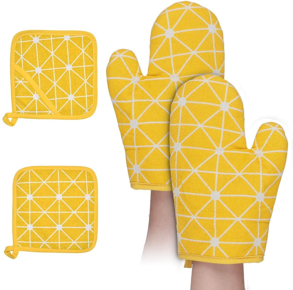 Bbq Gloves, Bbq Grill Gloves, Heavy Duty Oven Gloves