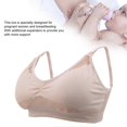 thumbnail image 1 of Hands Free Pumping Bra Comfortable Breathable Breast Pumping Bra Breastfeeding BraFlesh Color XL, 1 of 2