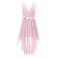 thumbnail image 2 of YONGHS Flower Girls Wedding Lace Dress High Low Chiffon Skirt Party Ball Gown, 2 of 7