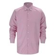 thumbnail image 2 of Cathalem Longues Chemises à Manches pour Hommes Chemise en Denim Extensible à Manches Longues Non Rentrée, Rouge m, 2 of 4