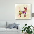thumbnail image 3 of Trademark Fine Art 'Flower Power Pup I' Canvas Art by Grace Popp, 3 of 4