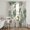 Green, Sage, Pine, Mint, variant on Green Grey Palm Leaves Sheer Curtains 84 Inch Length 2 Panels Set, Tropical Summer Beach Voile Window Treatment Rod Pocket Curtains Sheers Drapes for Bedroom/Living Room/Kitchen 52"x84"x2