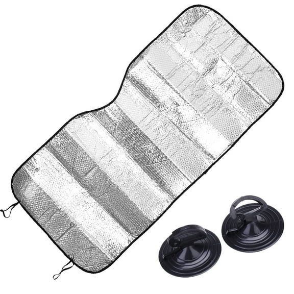 Tnjskce Car Foldable Windshield Sunshade - Auto Front Window Sun Shield Cover Aluminum Foil Reflective