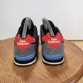 thumbnail image 4 of New Balance 574 Black Velocity Red Suede Casual Shoes Mens Size 3.5 W GC574JHO, 4 of 6