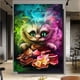 thumbnail image 1 of Disney 5d Diy diamond painting Mysterious Candy Cat Smiley Kiss,full,square,round diamond embroidery Rhinestone child Gift,square 35x45cm Gao Jinjia LED, 1 of 2