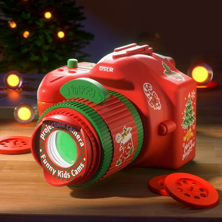 

Christmas Projection Camera Children s Early Education Projector Supports Disc Projection Image Night Light Toy Indoor Outdoor Lightweight Holiday Party Garden Night Light Cute