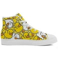 thumbnail image 4 of Aidianart Womens Duck High Top Canvas Sneakers High Top Shoes Size 8, 4 of 5