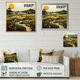 thumbnail image 4 of Designart "Countryside Reverie Painting II" Landscapes Floater Framed Wall Decor, 4 of 7