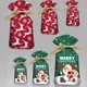 thumbnail image 2 of 5/10pcs New Year 2022 Candy Bag Santa Gift Bag Snowflake Crisp Drawstring Bag Merry Christmas Decorations for Home Noel Present, 2 of 5