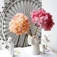 thumbnail image 4 of Nvzi 5 piezas de 14,2 pulgadas de tallo de flores artificiales de seda de hortensia de color rosa champán para centro de mesa de boda, hogar y jardín, 4 of 4