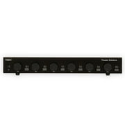 Theater Solutions TS6DV Dual Input 6 Zone Speaker Selector Box Volume Controls