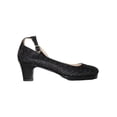 thumbnail image 2 of Zapatilla VESTIR LEON MUJER DAMA Niña NEGRO Glitter 1575p, 2 of 3