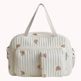 thumbnail image 6 of HUISZJ Baby Diaper Bag Quilted Bag, Large Capacity Cute Bear Printed Mommy Bag, Hand-Held Travel Bag for Work Travel Outdoor, 6 of 6