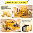 thumbnail image 5 of Expositor para bufet Risers Suzile, acrílico, 9 unidades, dorado, 5 of 5