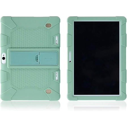 Universal Shockproof Silicone Stand Case Cover for 10.1 Inch Android Tablet PC Protective  Green