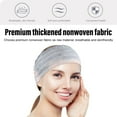 thumbnail image 4 of Envoltura Para El Cabello De Eliminación, Diademas De Spa Desechables Transpirables No Tejidas Portátiles 100 Piezas Individualmente Para Hombres Para Salón, 4 of 7