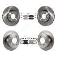 thumbnail image 1 of Transit Auto Front Rear Ceramic Pads and Disc Brake Rotors Kit for Car Hyundai Sonata 2.4L K8A-106504, 1 of 8